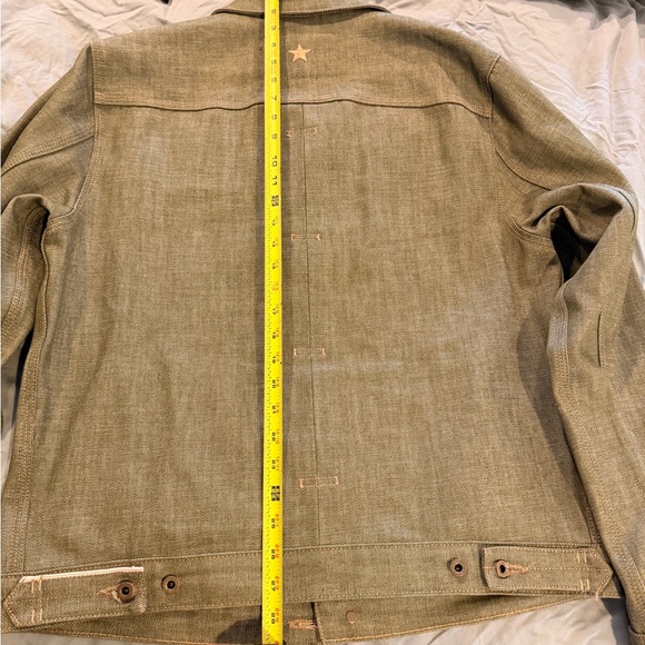 Men's Brave star Mojave olive Denim Jacket - Picture 4 of 8